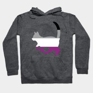 Pride Animals- Asexual Cat Hoodie